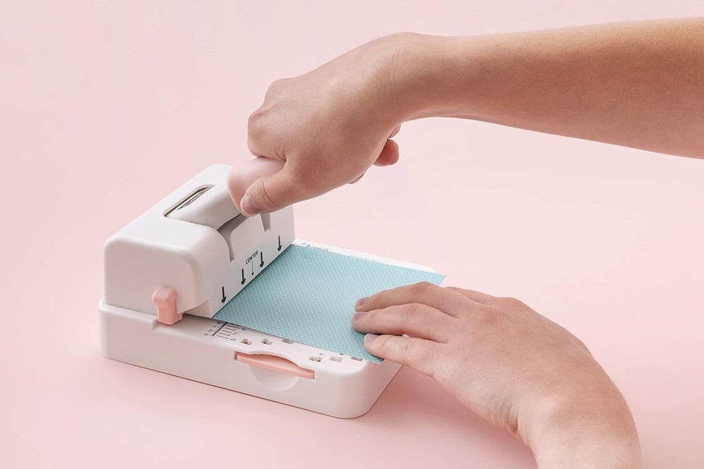 We R Disc Cinch Book Binding Tool-White/Pink Memory Keepers Punch Press