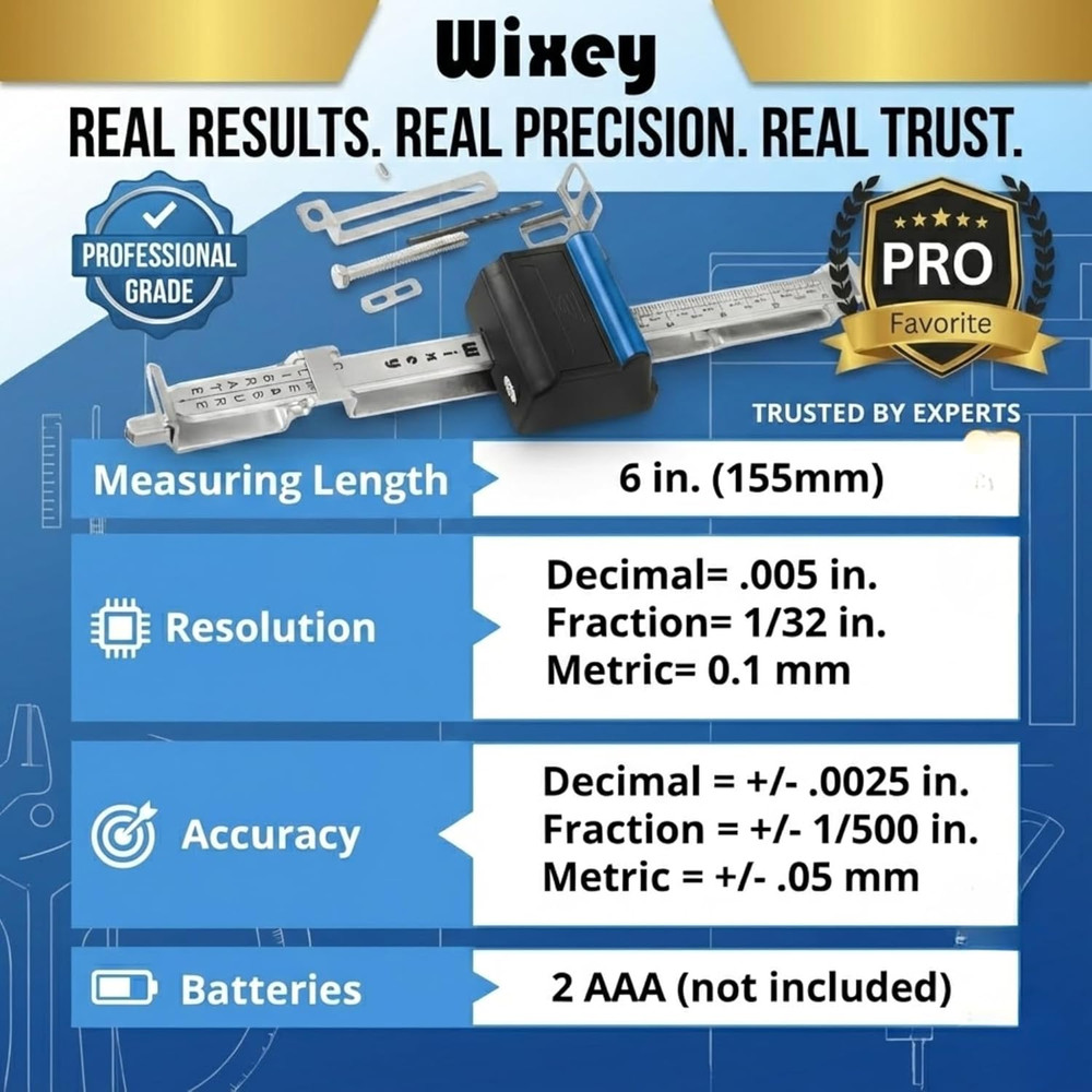 Digital Planer Gauge – Electronic Digital Readout & Thickness Measuring Tool – A