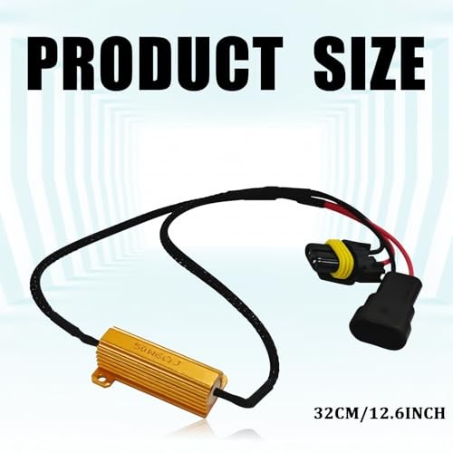 9005 9006 LED Headlight Load Resistor Kit, LED Light Canbus Decoder Anti 2PCS