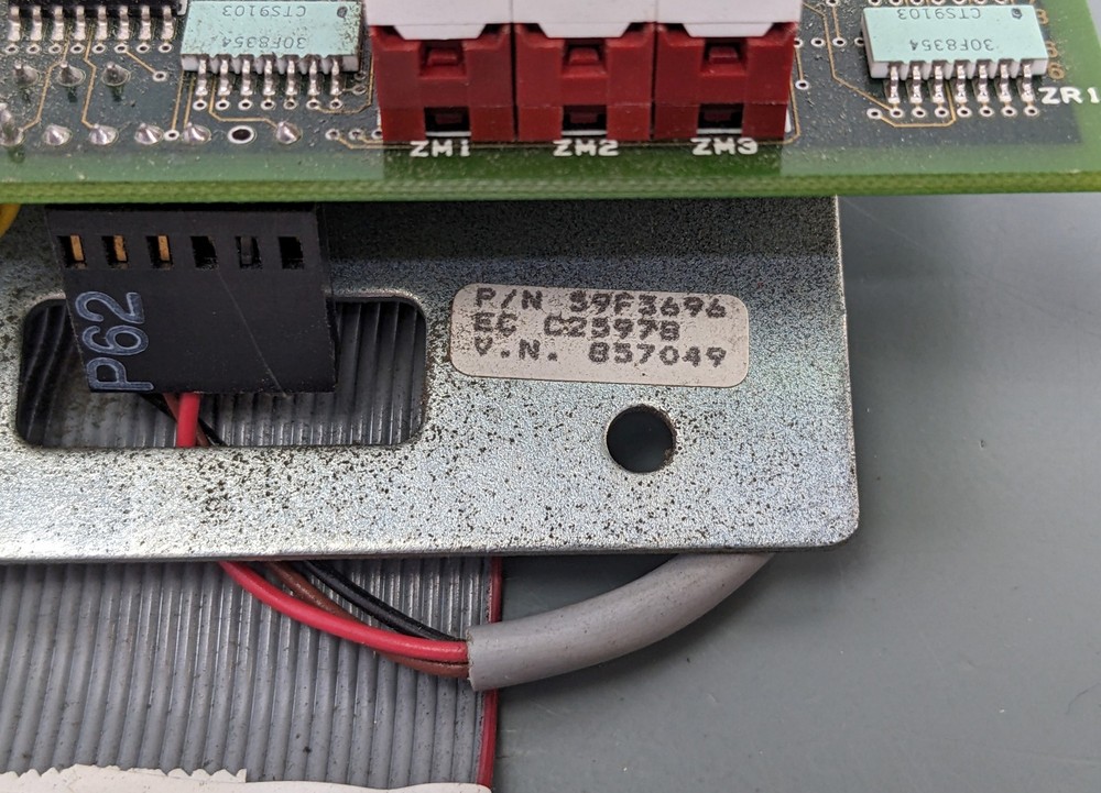 IBM 59F3498 POWERstation 7013 Key + Reset Switch, Status Code Display, Tested