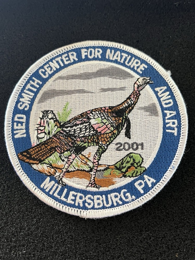 2001 NED SMITH CENTER FOR NATURE AND ART PATCH 4" DIAMETER