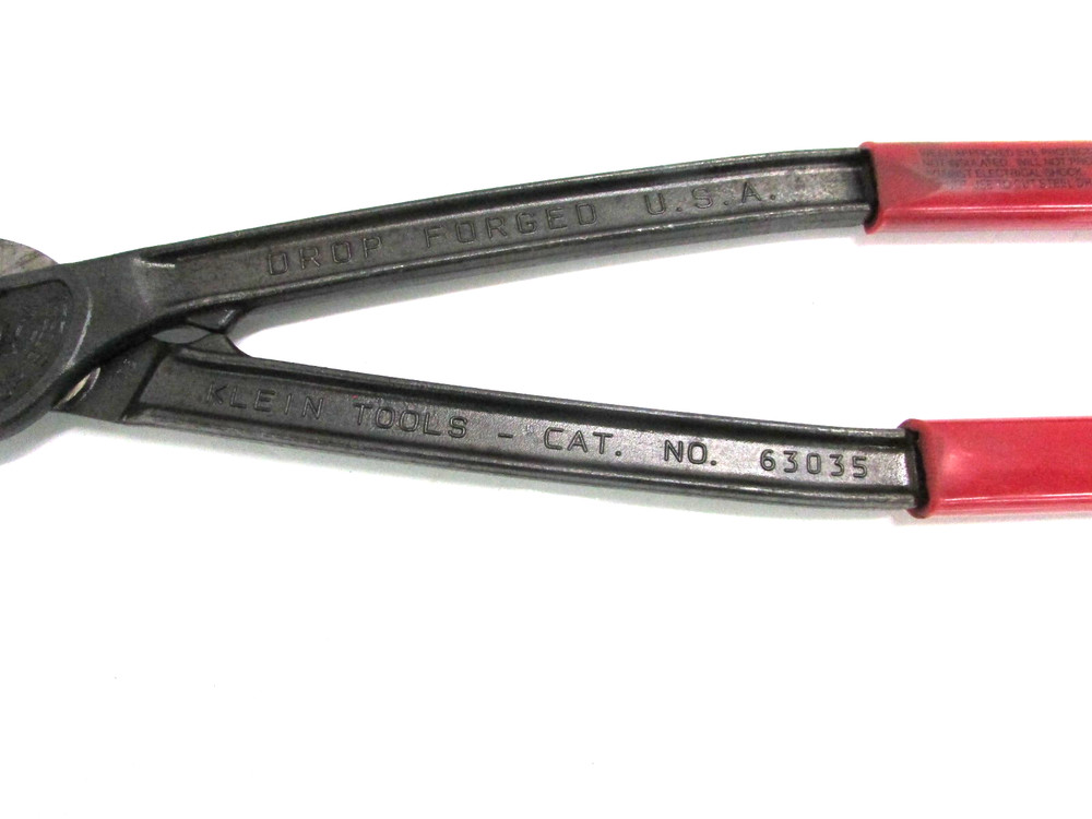 KLEIN TOOLS 17” HIGH LEVERAGE UTILITY CABLE CUTTERS, 63035 FOR 350 MCM