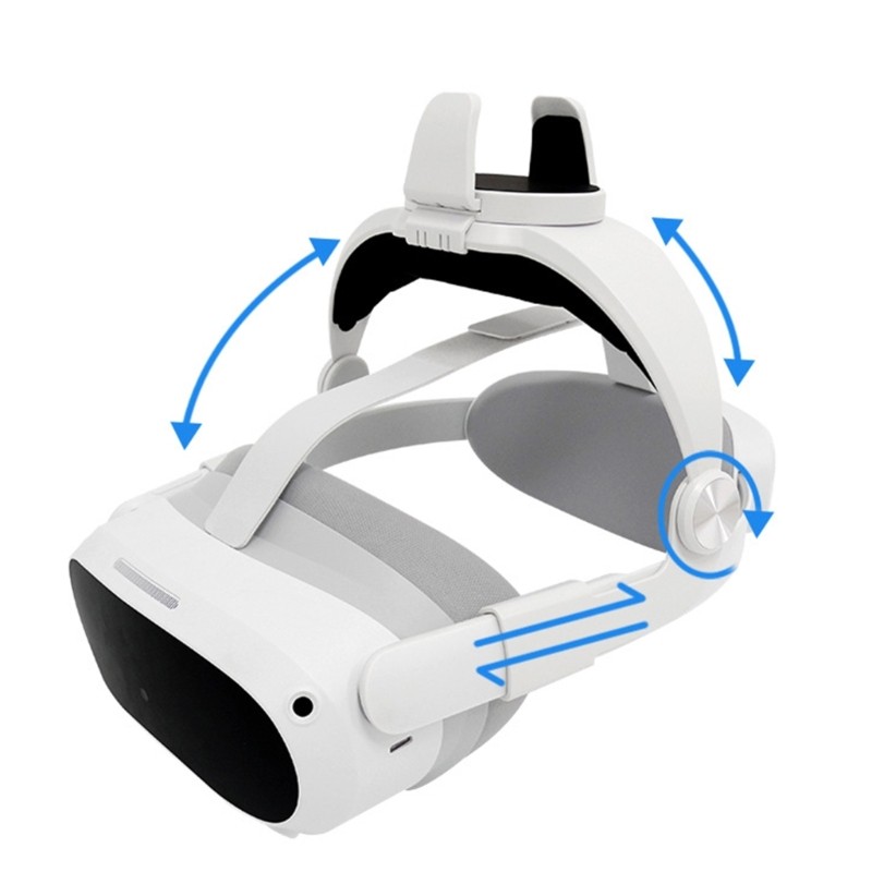 Increase Supporting Headband with Power Support Bracket for Pico 4 VR Headset
