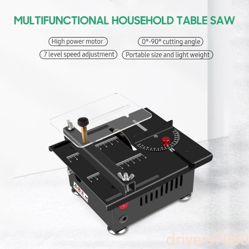 Speed Angle Adjustable Lift Blade Mini Multifunction Table Saw Cutting Machine