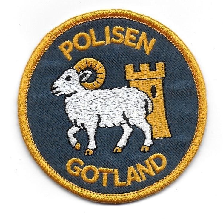 SWEDEN GOTLAND POLICE patch