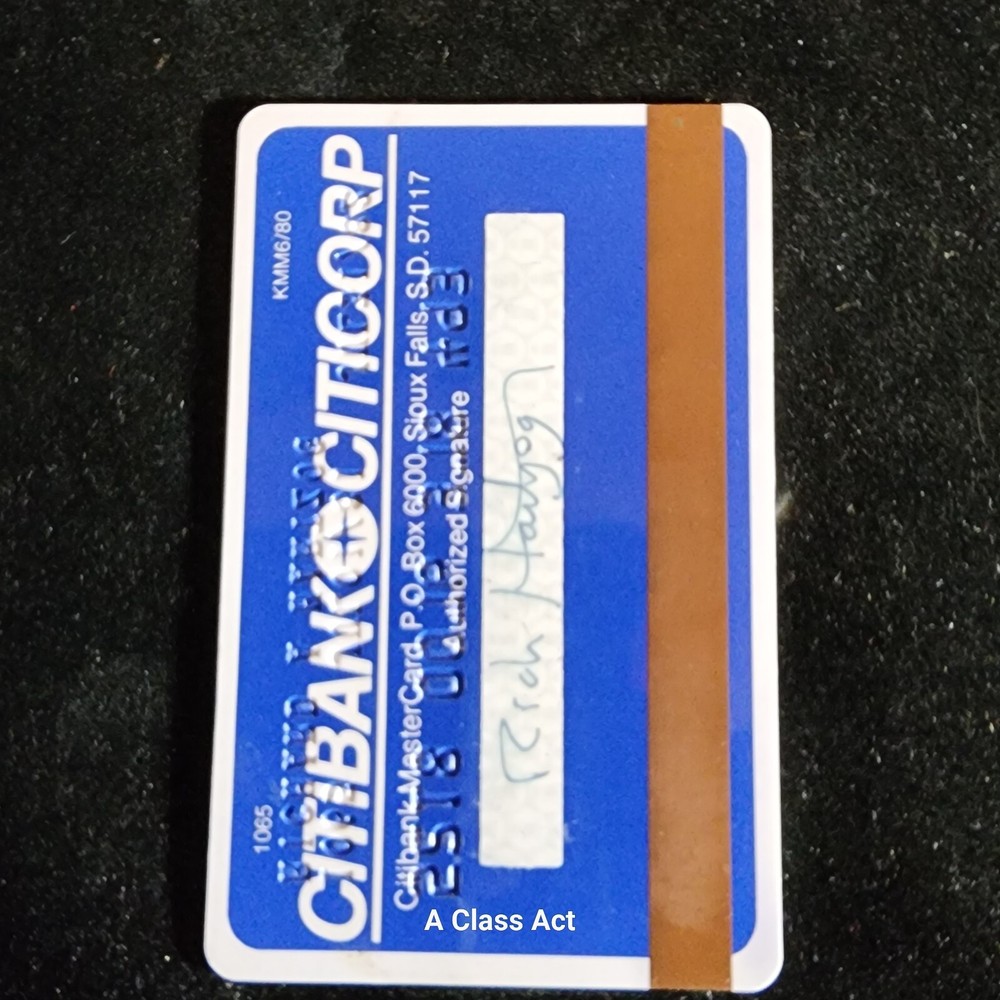 Citibank MasterCard exp 1982 cc319
