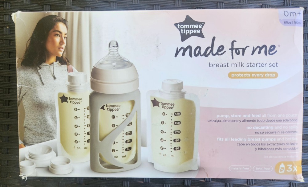 Tomme Tippee Made For Me Breast Milk Starter Set, New!!