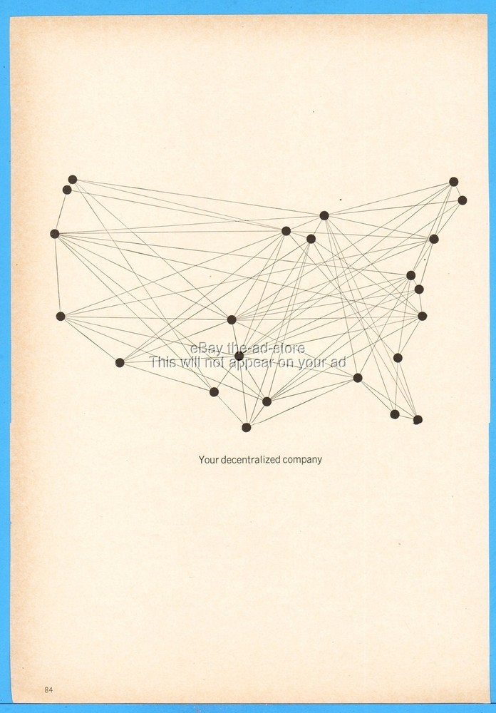 1967 UNIVAC Sperry Rand Computer Total Management Information System Ad