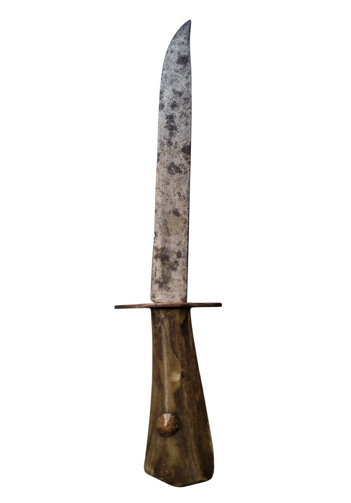 Antique Handmade Knife Stag Handle