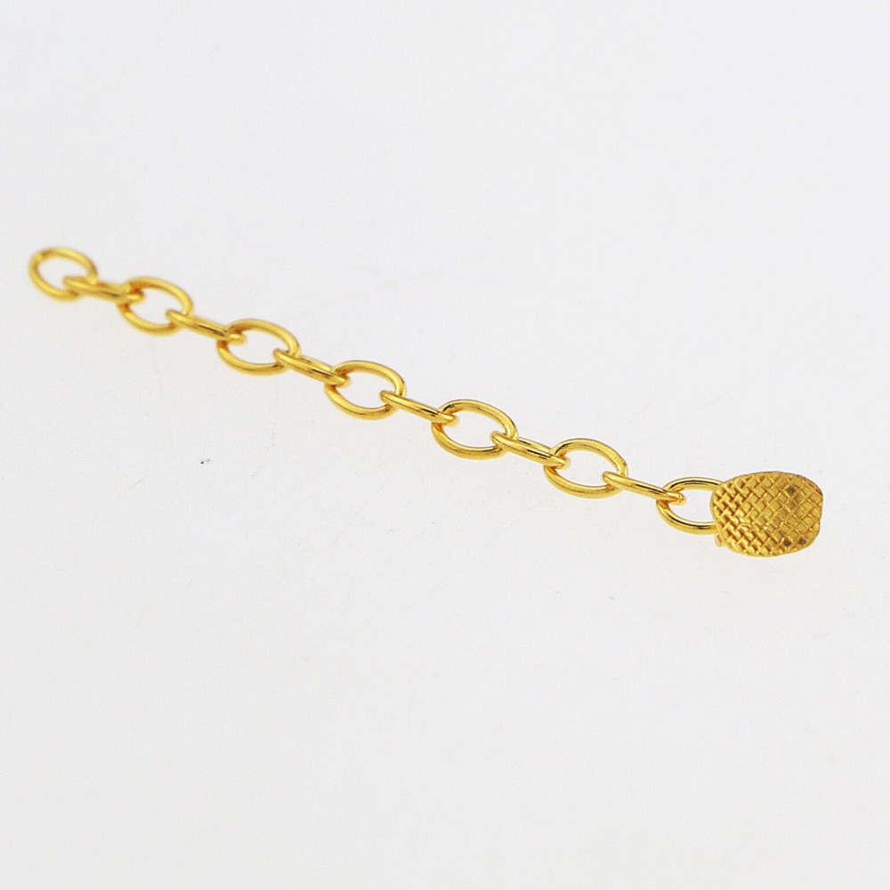 10 Pcs Dental Orthodontic Traction Chain Gold Plated Lingual Button Rectangular