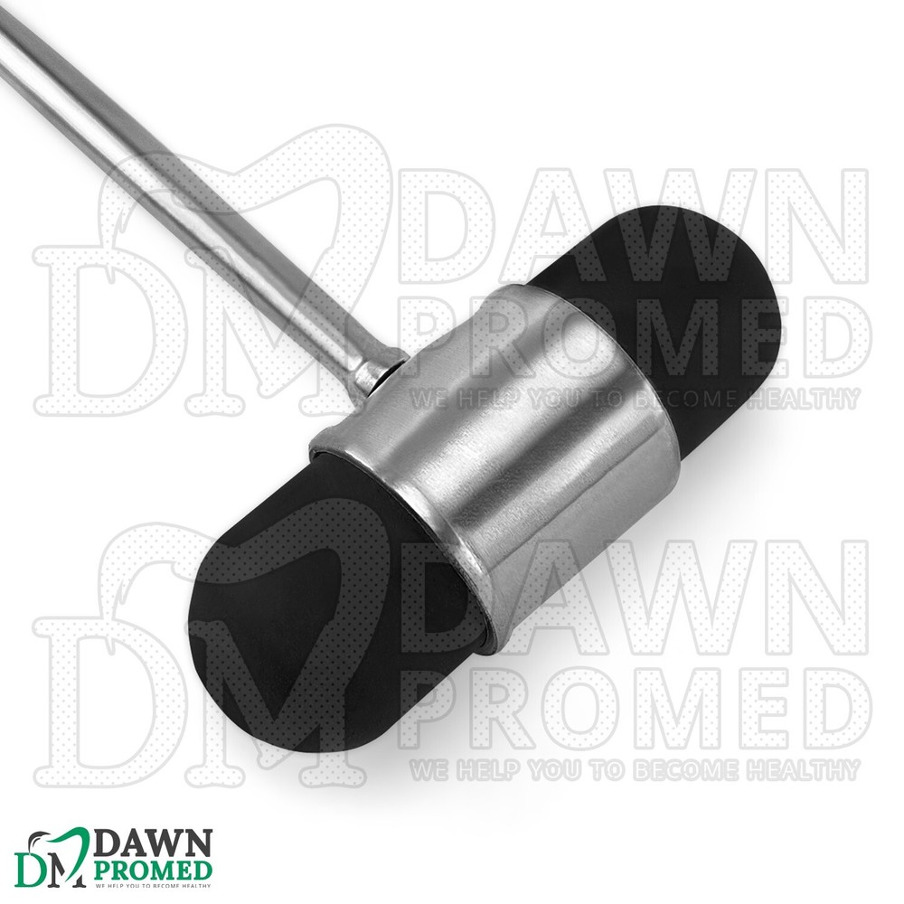 Dejerine Percussion Hammer 8" W/Dual Rubber Head Surgical Diagnostic Instruments