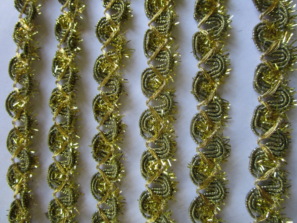 6 7/12ft Tip Nichtelastisch Gold 0 1/2in Wide Trims BB 643