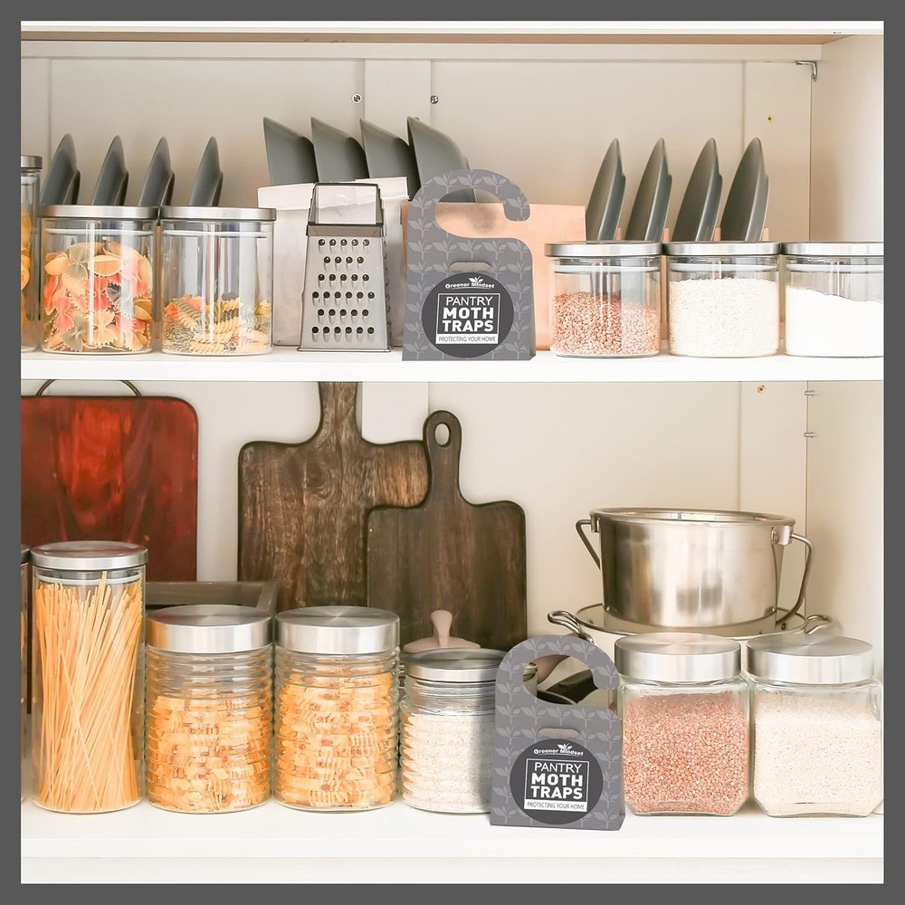 7-Pack Indoor Pheromone Moth Traps - Effective Pantry Infestation Prevention