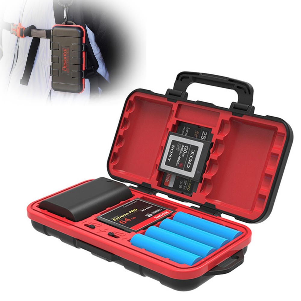 Camera Memory Card Protective Box Camera Battery Box SD/TF Card Storage Box Set