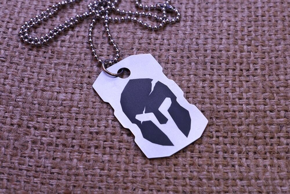 Raidops D.T. Warrior's Helmet Titanium Pendant