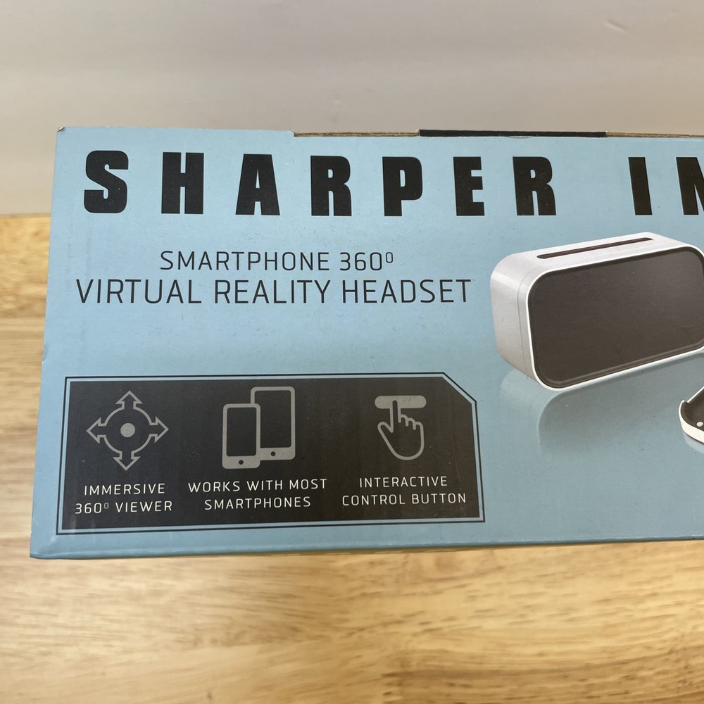Sharper Image Smartphone 360 Degrees Virtual Reality Headset Transform Reality