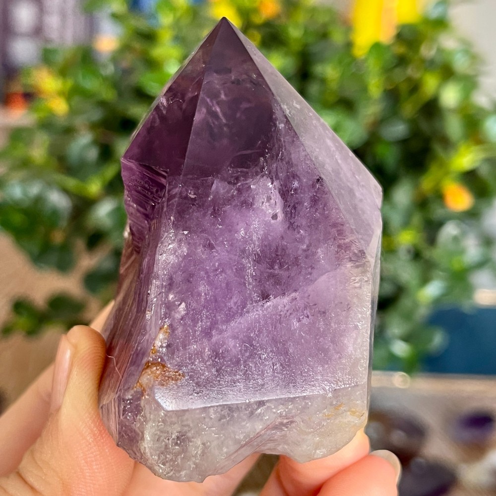 210g Natural Amethyst geode quartz clustercrystal specimen Healing