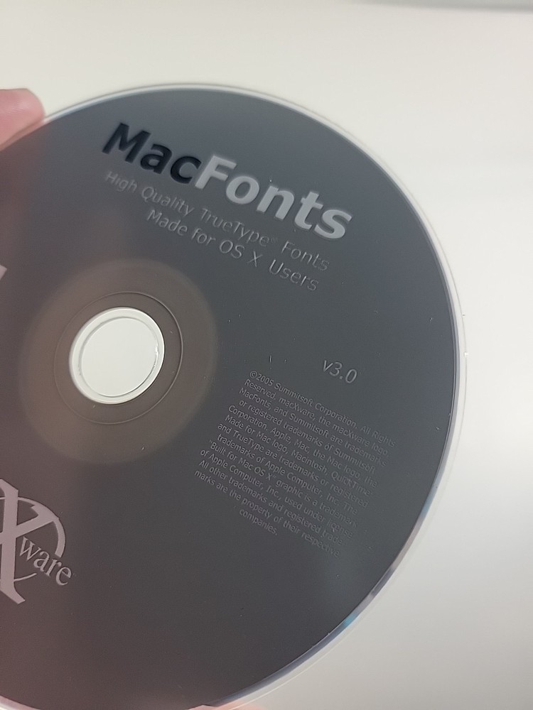 MacFonts by Macware Platform : Mac OS X