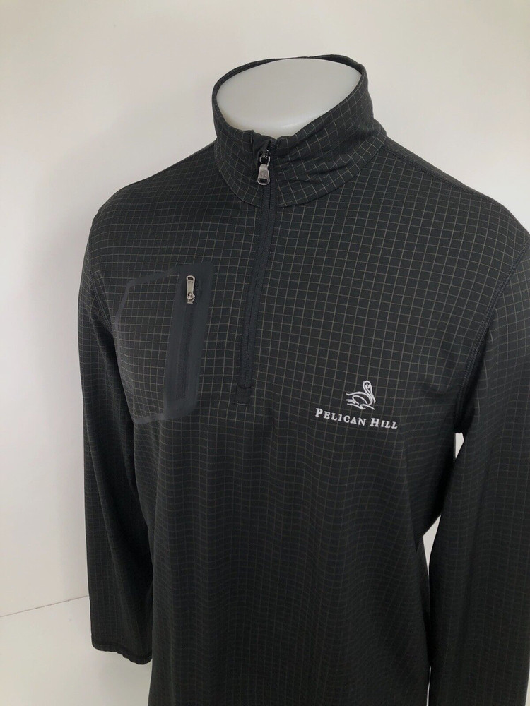 PELICAN HILL / RLX Embroidered M / L Pullover Performance Golf Sweater Jacket