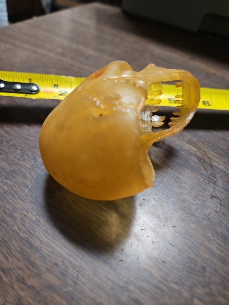 Vintage Rubber Skull Monster