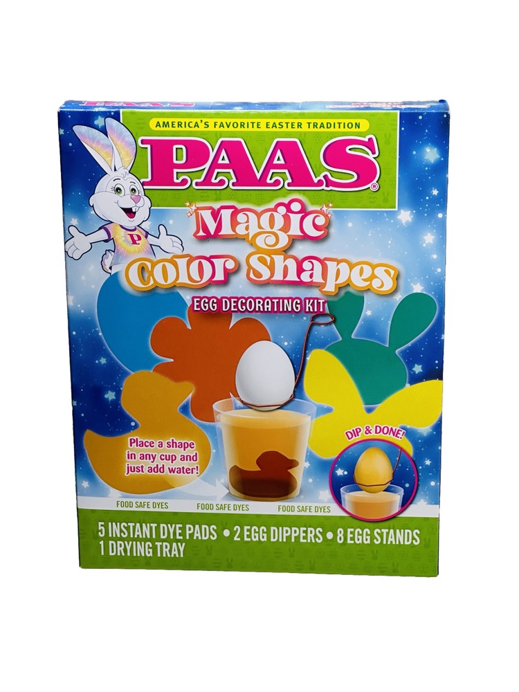 Paas Magical Color Shape Egg  Decorating Kit~ Easter