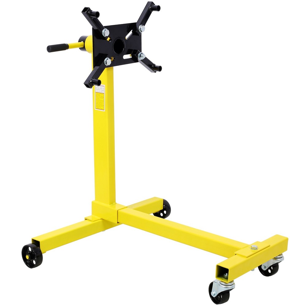 Rotating Engine Stand with 1000lb Capacity, Engine Hoists & Stands