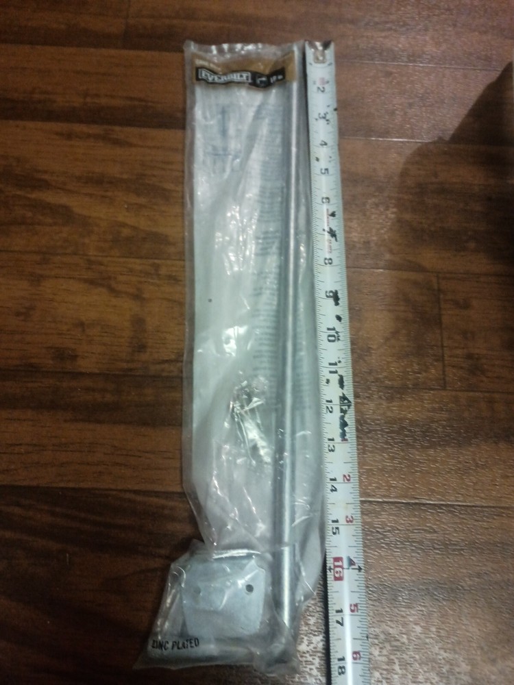 Everbilt 18 in. Zinc-Plated Cane Bolt