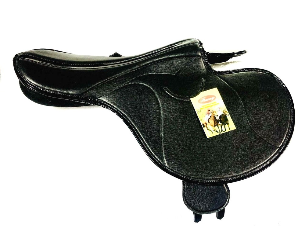 New Freeny Synthetic Race Exercise Saddle Black