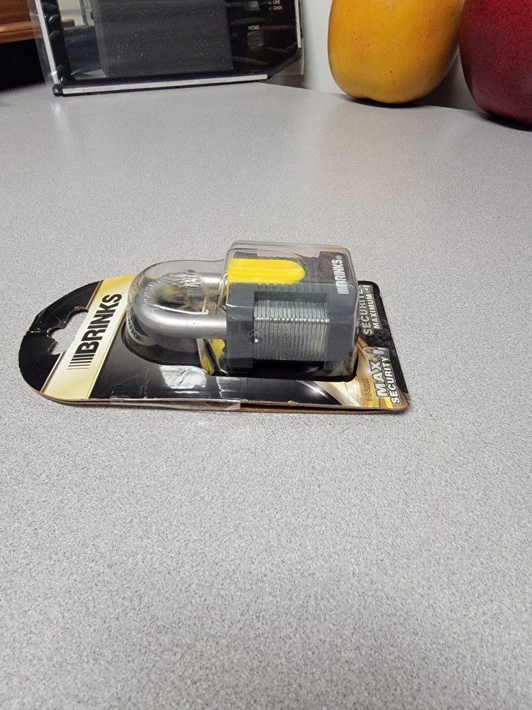 Brinks Max Security Lock 2" Laminated Steel w/ Keys 662-50003