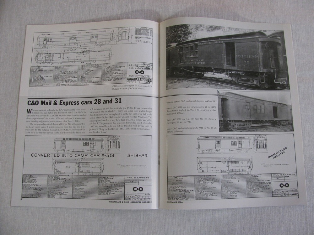 C&O History Magazine, December 2006 r