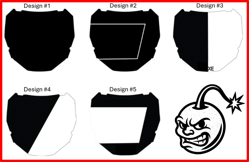 ODI Number Plate Decal (Customizable)