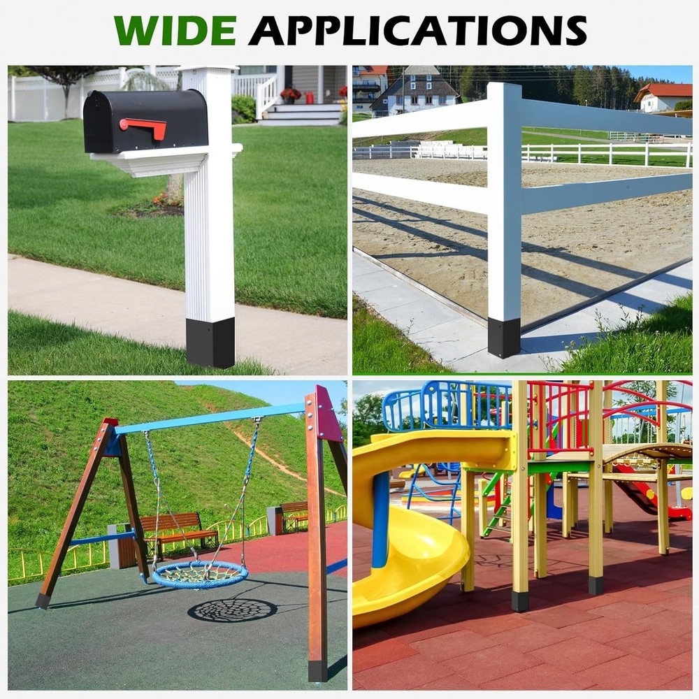 Adjustable Post Protector, 304 Stainless Steel Mailbox Post Protector, Post