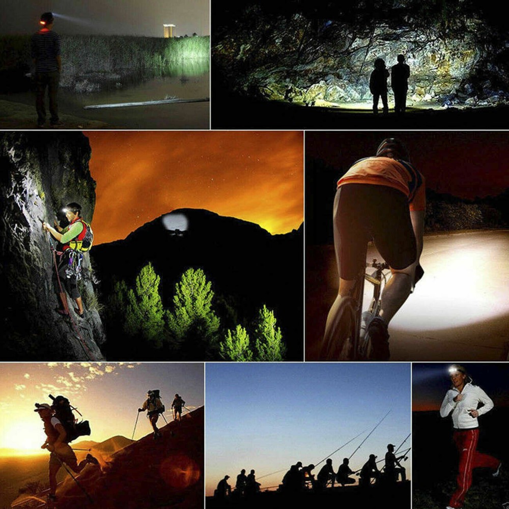 Super-bright 5 LED Headlamp Headlight Flashlight Head Torch Lamp