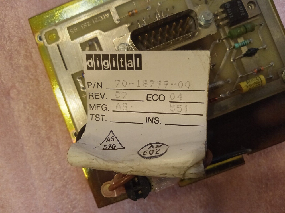 DIGITAL ETHERNET CONTROLLER INTERFACE 70-18799-00