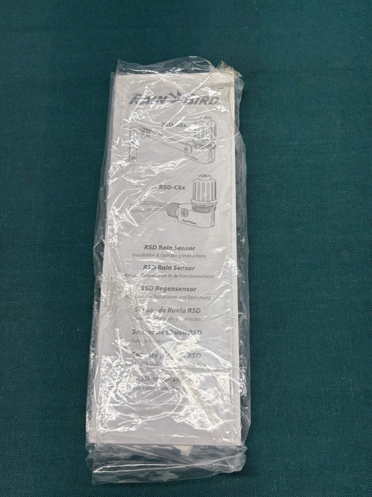 NEW Rain Bird RSDBEX A61200 Wired Rain Sensor with Bracket; Multiple Settings