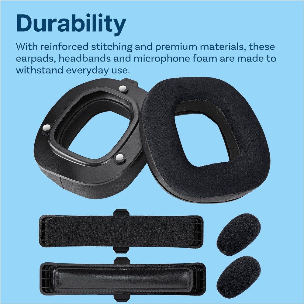 Replacement Mod Kit for Logitech A50 Gen4 - Replacement Ear Pads, MMOBIEL