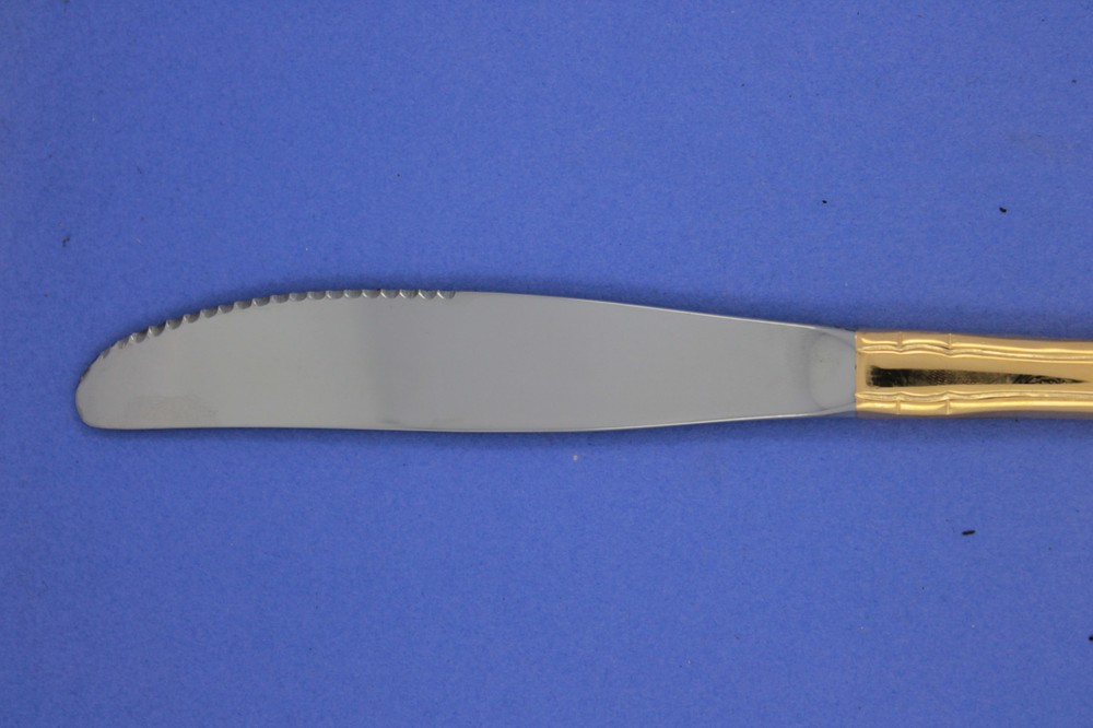 Towle Golden Dorchester Flatware Pattern Modern Solid Knife 8 5/8" Gold Plate