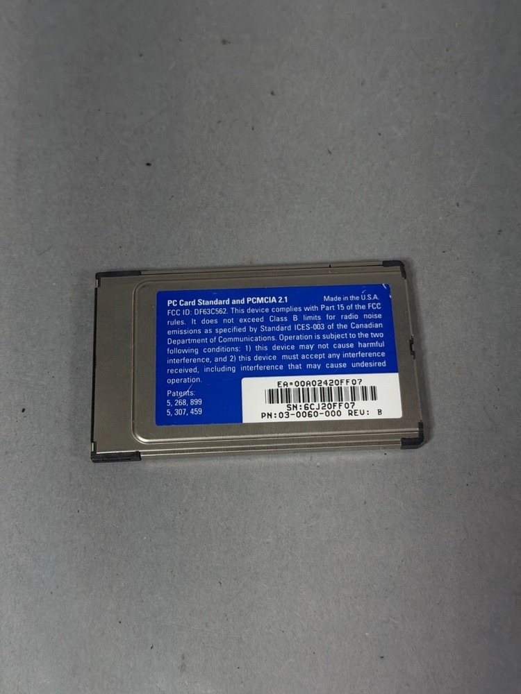 3Com EtherLink III PCMCIA Ethernet LAN PC Card + 28.8 Modem
