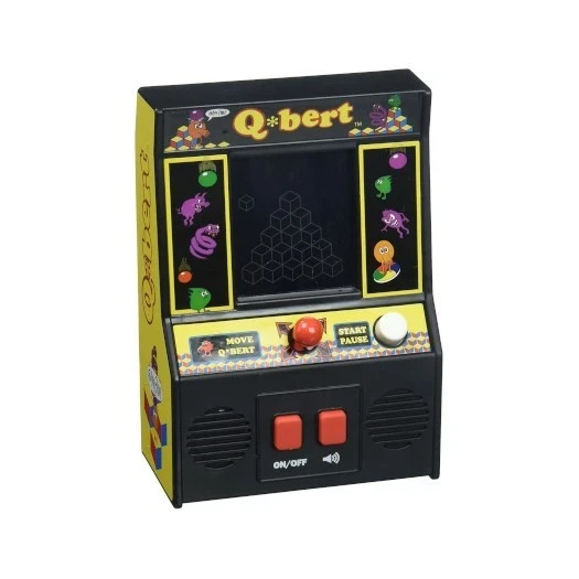 Q Bert 2016 Basic Fun Arcade Classics Retro Mini Arcade Game 09549 Tested Works