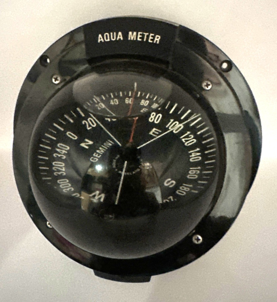 Aqua Meter Gemini Cruiser Marine Compass  Never Installed