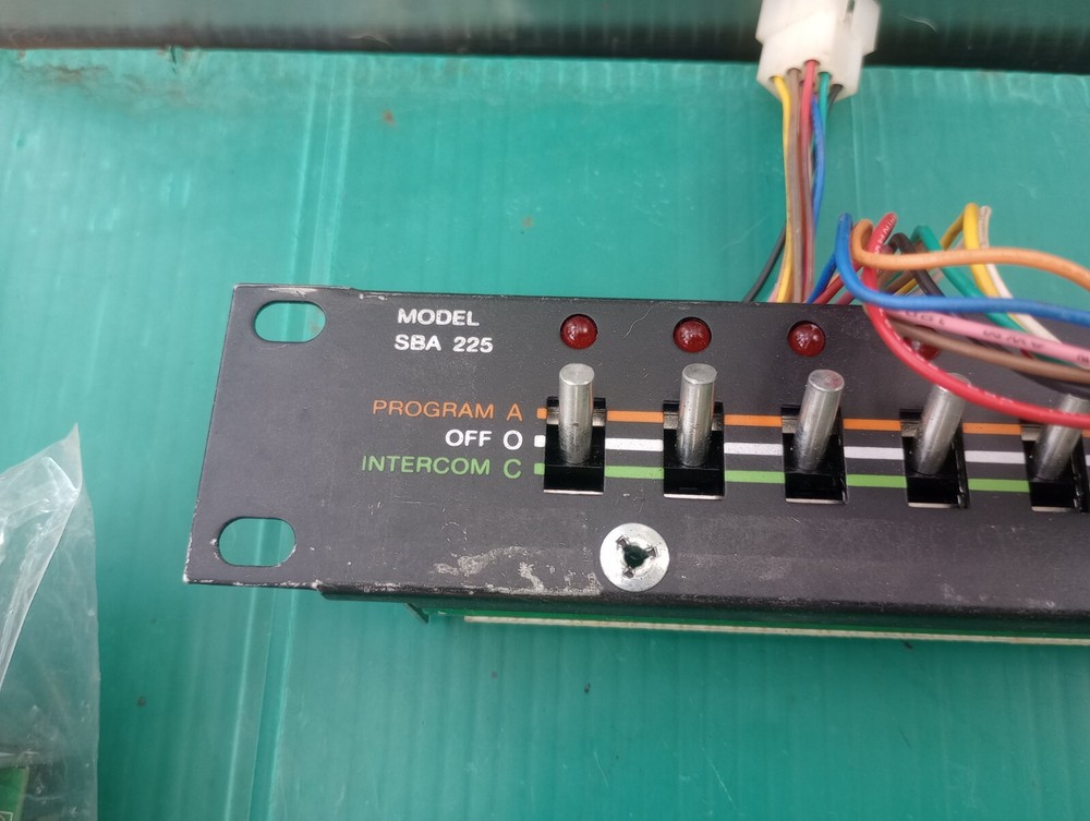 Bogen SBA-225 Intercom System 25-Key Station Selector Switch Panel - used