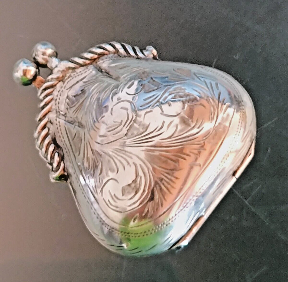 800 Silver miniature, microfusion purse