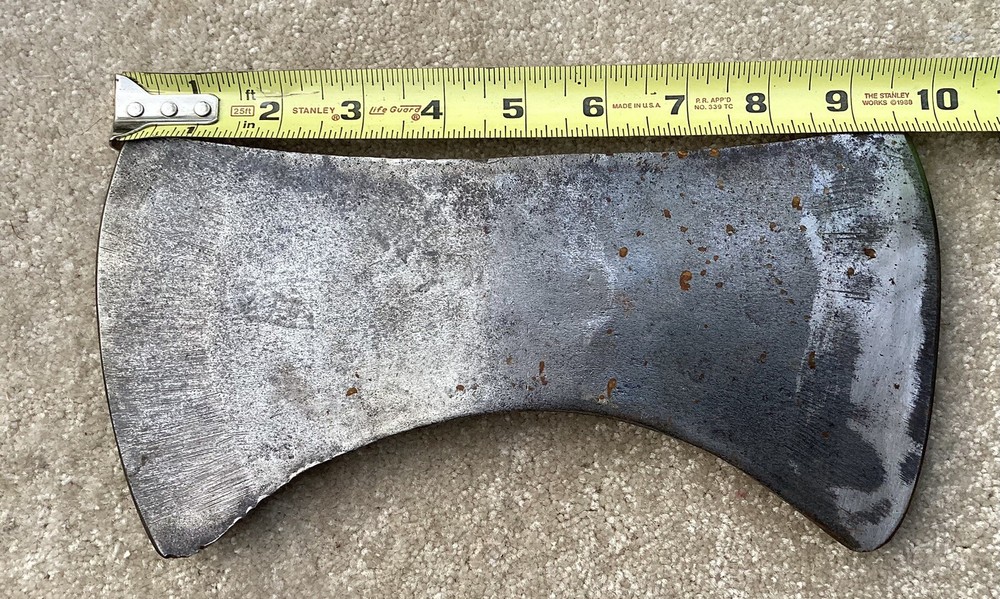 Vintage Axe Head Double Bit Hand Tool 62.45 Ounce, Maker Unknown