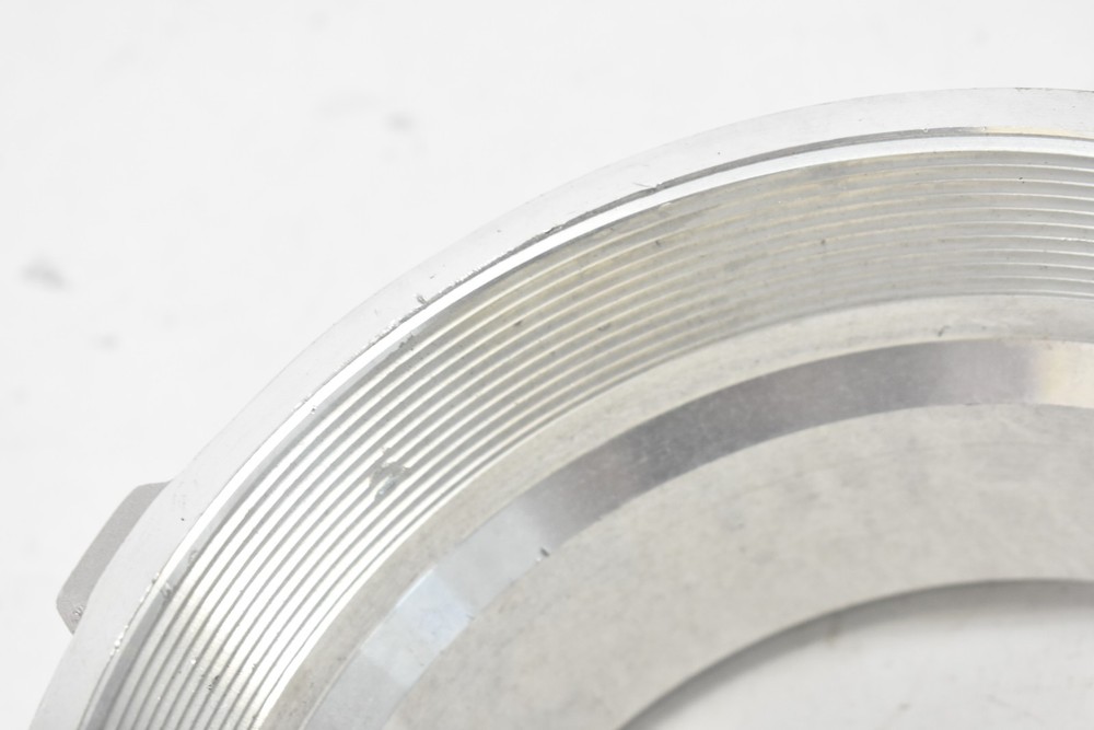 8-1/2" Heavy Duty Connector Fitting Threaded Coupling Silver Aluminum Camlock