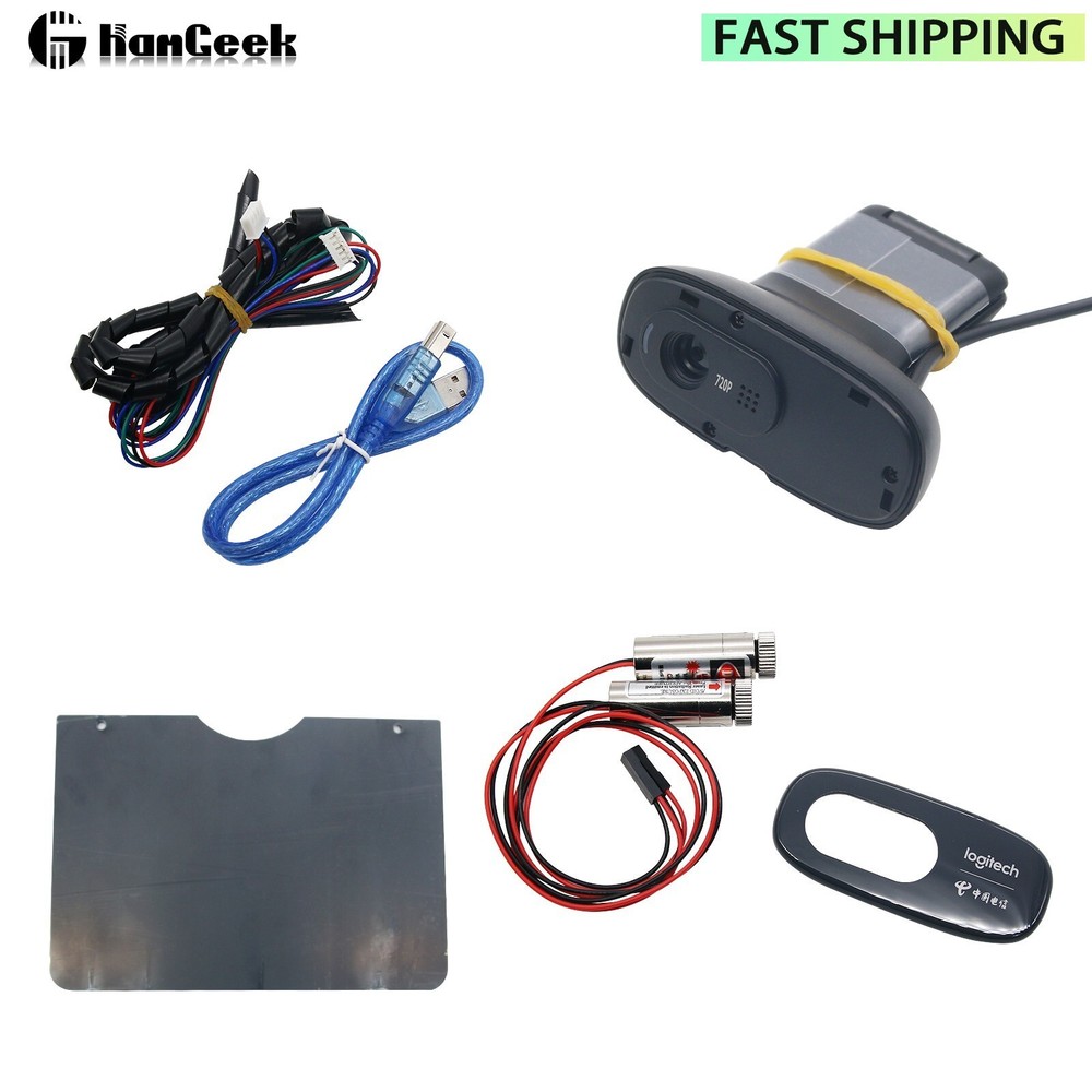 3D Open Source DIY 3D Scanner Kit Advanced Laser Scanner w/ C270 Camera 3D