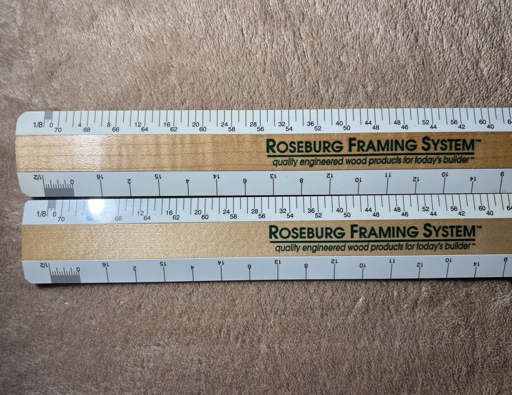 Drafting Architect 19in Ruler Carpenter Construction Advertising Ruler