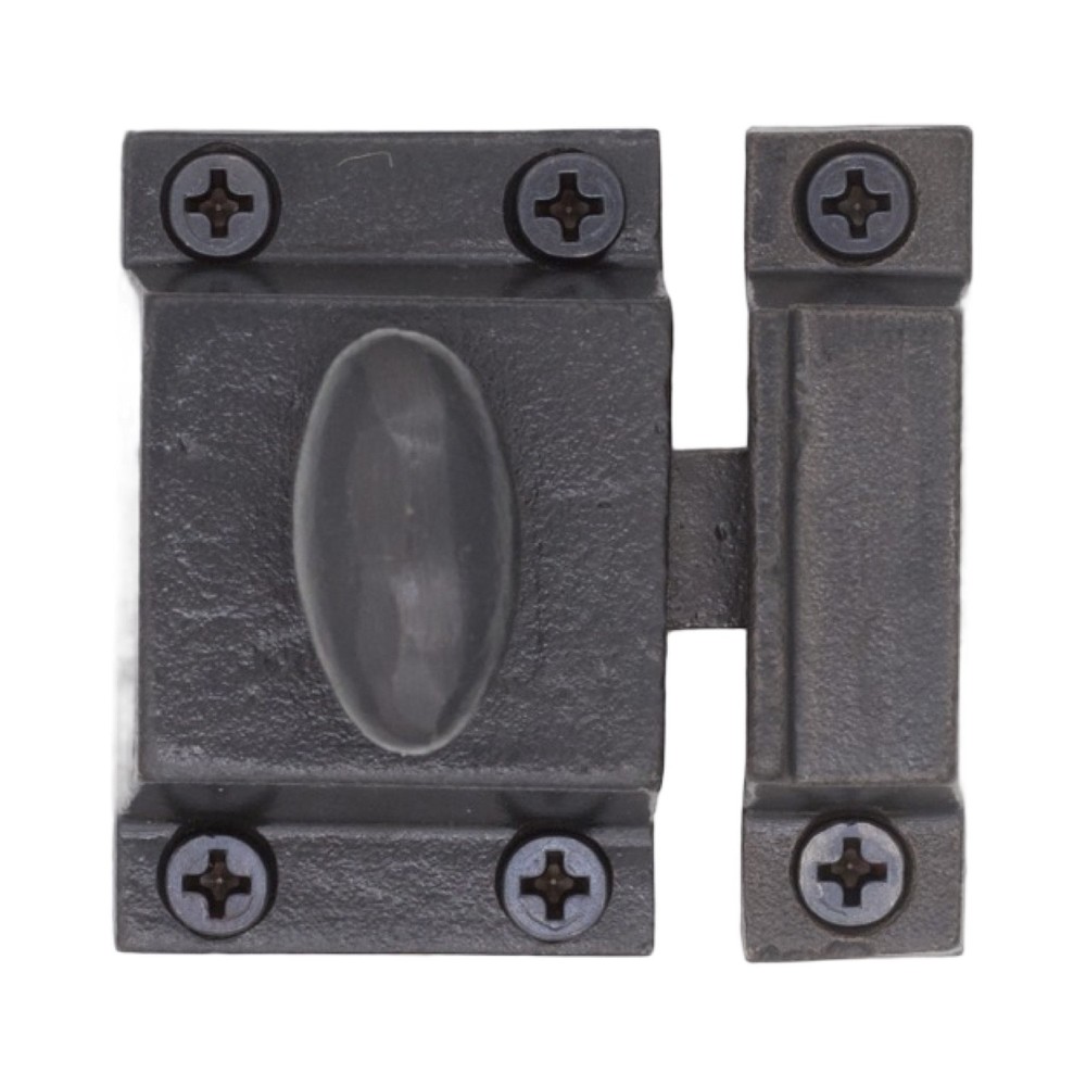 Spring Loaded Square Cast Iron Cabinet Latch