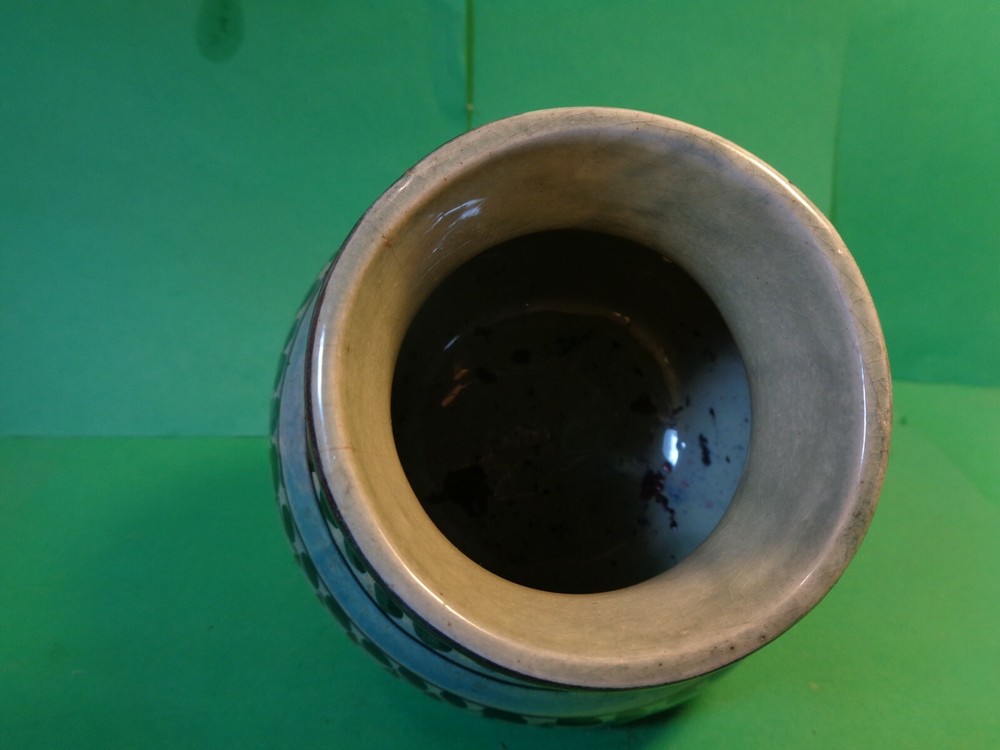 Tonala Art Pottery 5" Footed Vase, Mexico (Used/EUC)