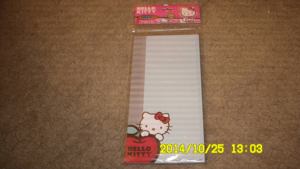 Hello Kitty Magnetic List Pad 60 Sheets 54093A New!!!