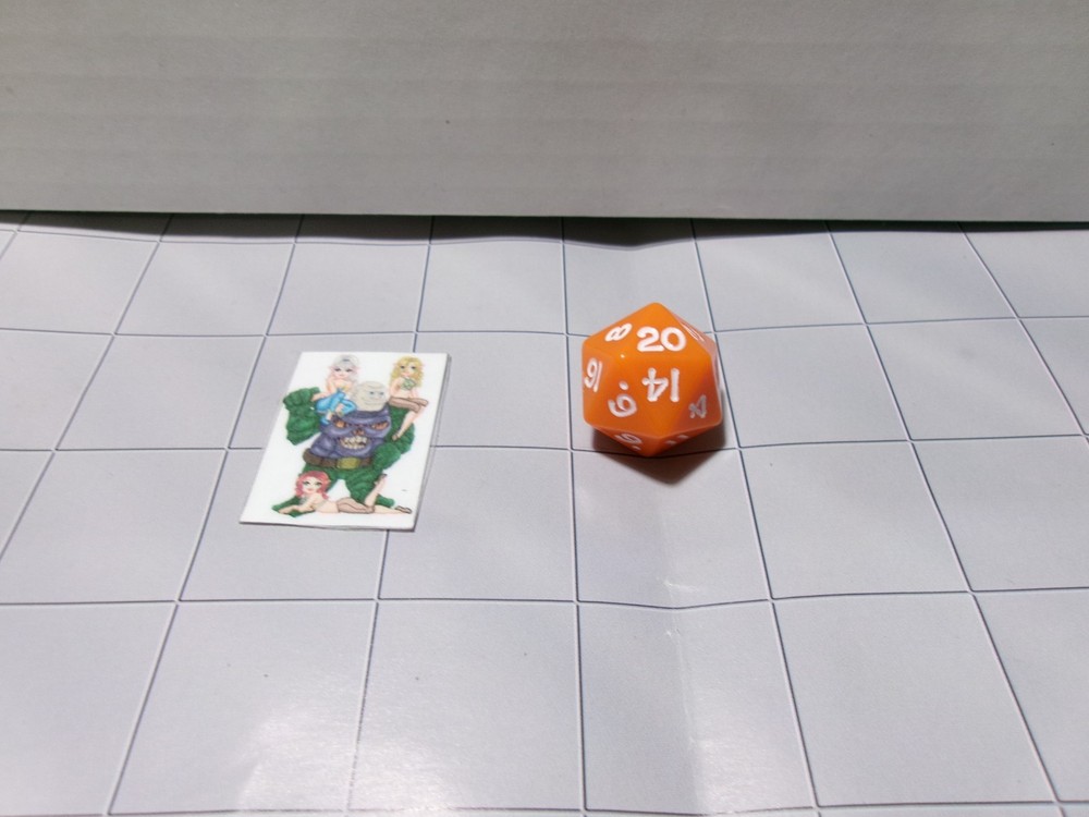 = Star Wars Miniatures Orange 20-Sided Dice =